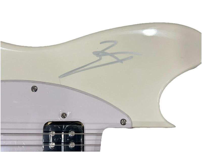 Motley Crue: Tommy Lee, Nikki Sixx, Vince Neil, and Mick Mars Signed Guitar (JSA) - 6