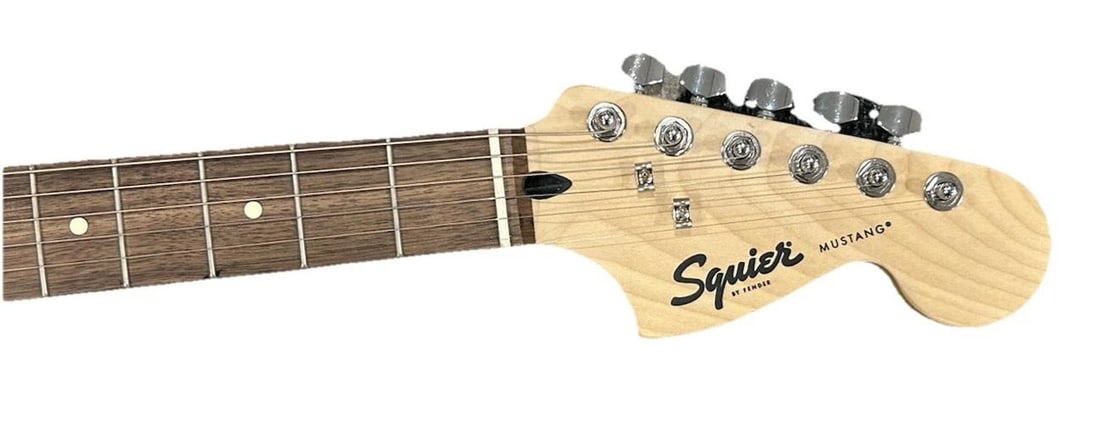 Motley Crue: Tommy Lee, Nikki Sixx, Vince Neil, and Mick Mars Signed Guitar (JSA) - 7