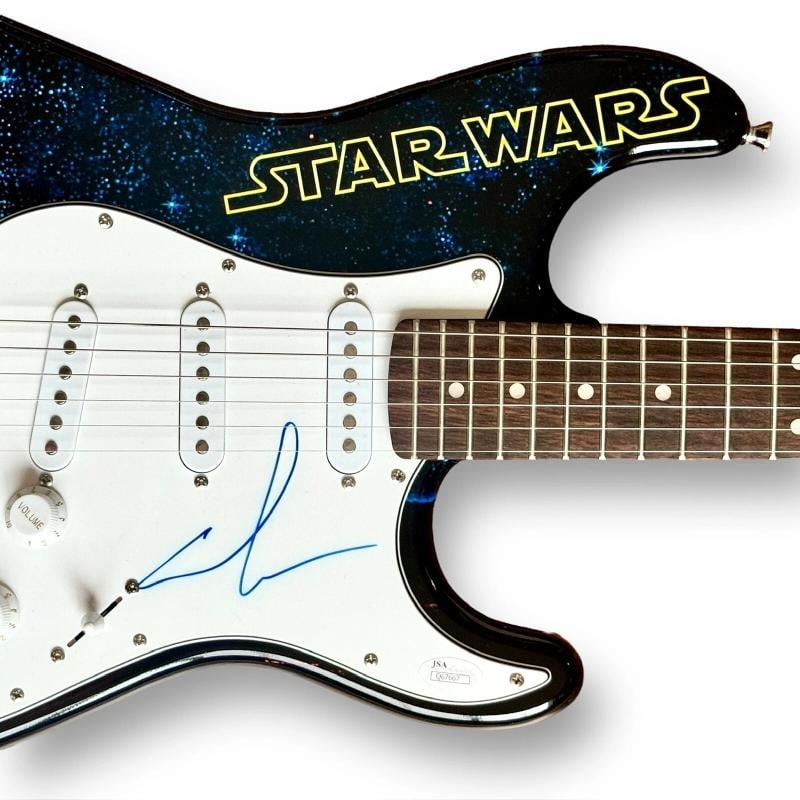 George Lucas Signed Custom Guitar STAR WARS (JSA) - 2