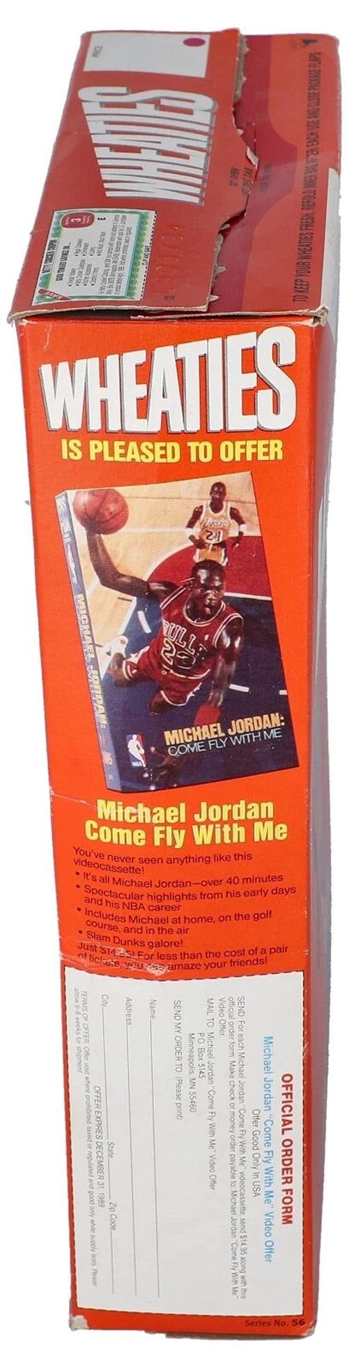 Michael Jordan Signed WHEATIES CEREAL BOX (BECKETT LOA) - 5