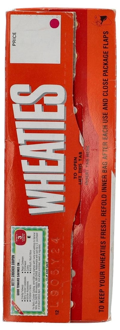 Michael Jordan Signed WHEATIES CEREAL BOX (BECKETT LOA) - 7