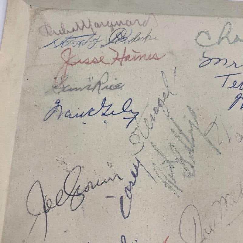 1970's HOF Multi Signed Home Plate 67 Sigs Satchel Paige Beckett COA - 4