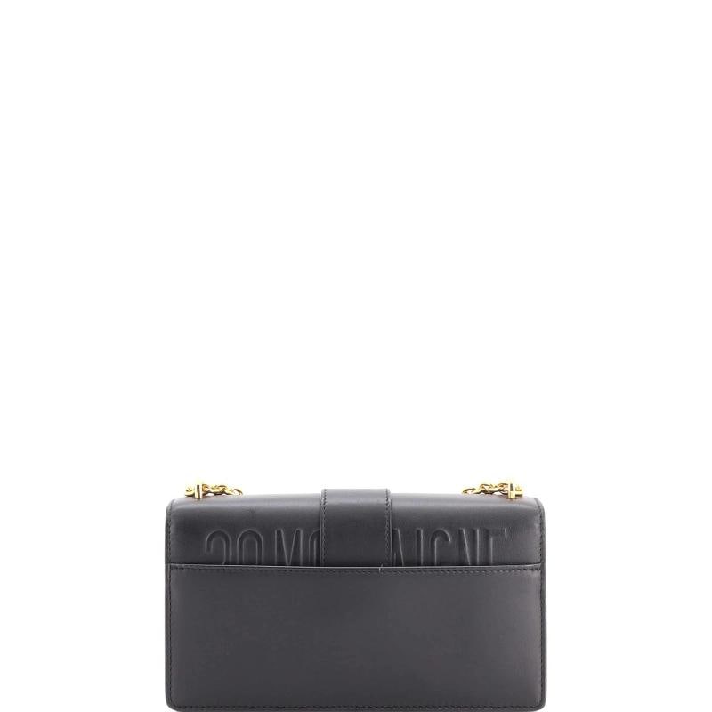 Christian Dior 30 Montaigne Chain Flap Bag Leather East West - 3