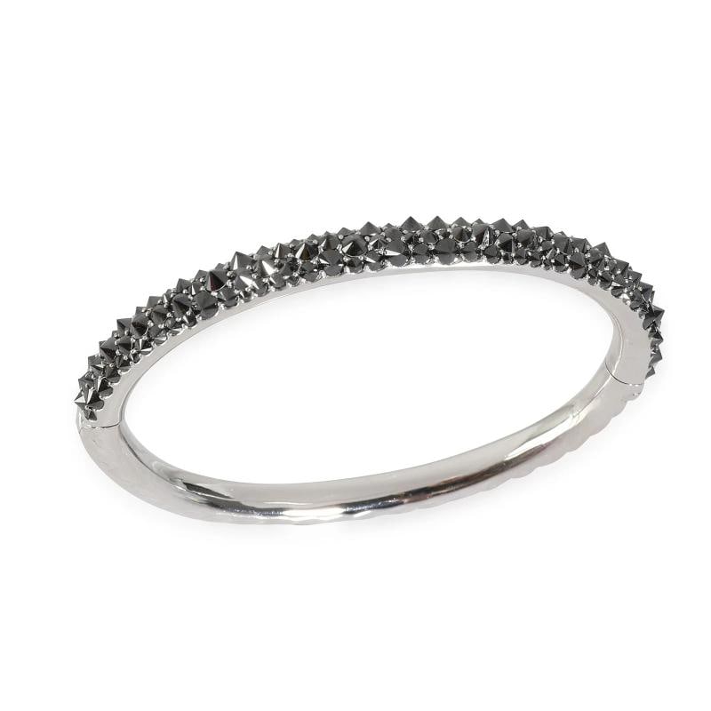 David Yurman White Gold Diamond Reverse Set Bracelet - 2