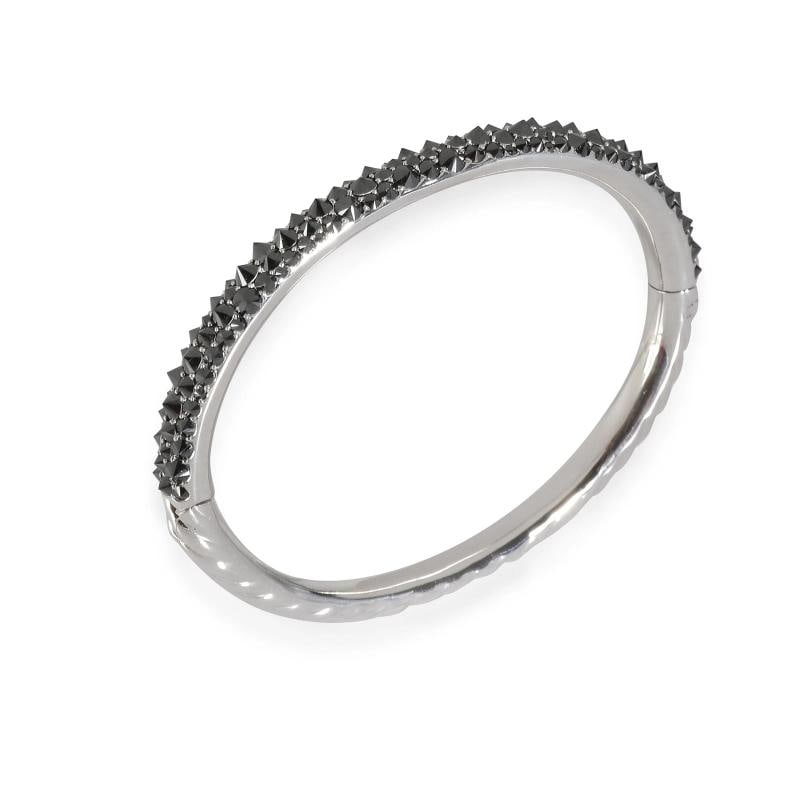 David Yurman White Gold Diamond Reverse Set Bracelet - 4