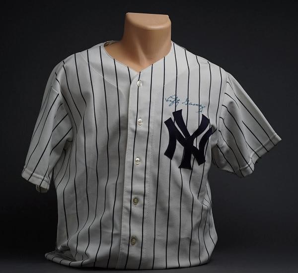 Lefty Gomez Signed 1970's New York Yankees Game Used Uniform Jersey With JSA COA - 5