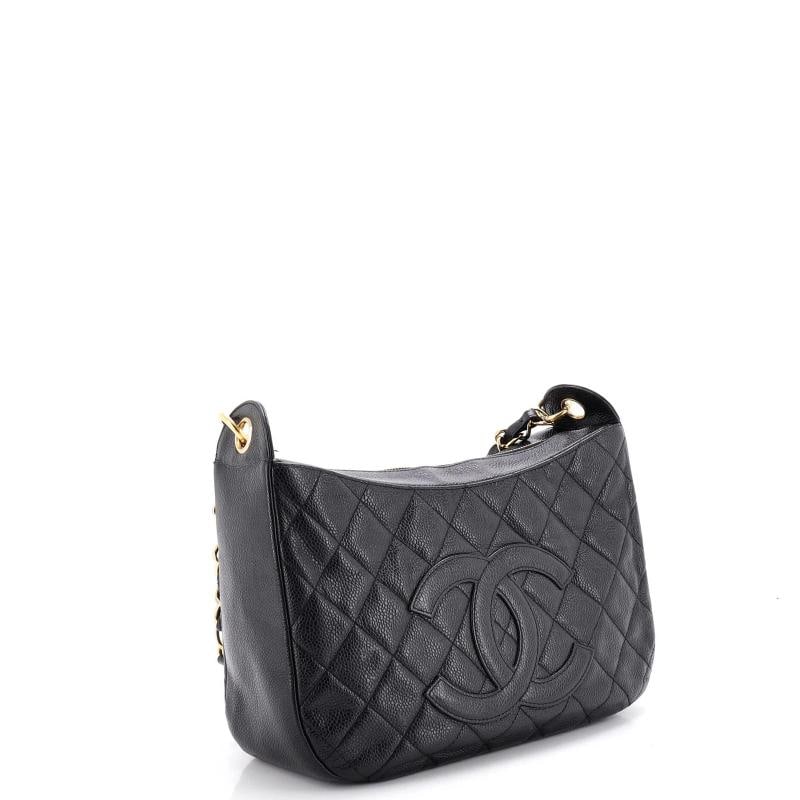 Chanel Timeless CC Chain Shoulder Bag Quilted Caviar Medium - 2