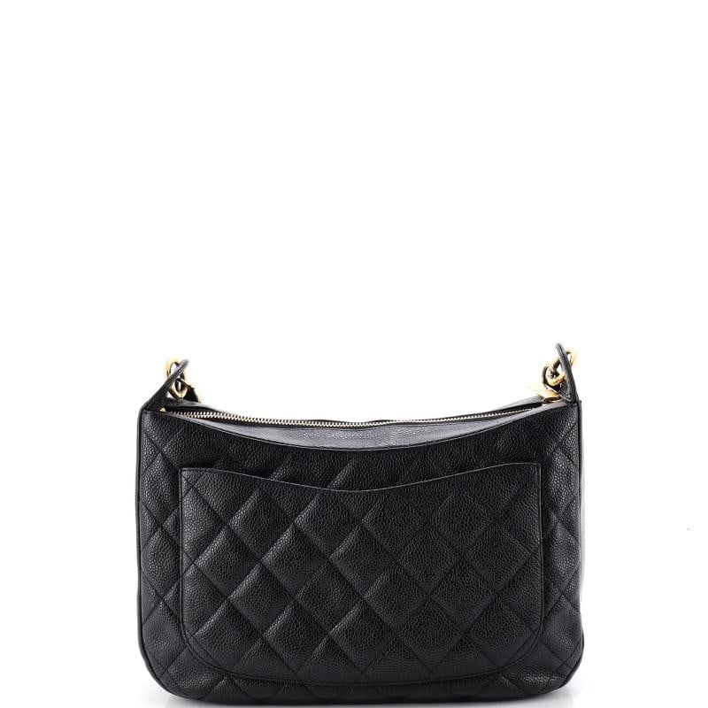 Chanel Timeless CC Chain Shoulder Bag Quilted Caviar Medium - 3