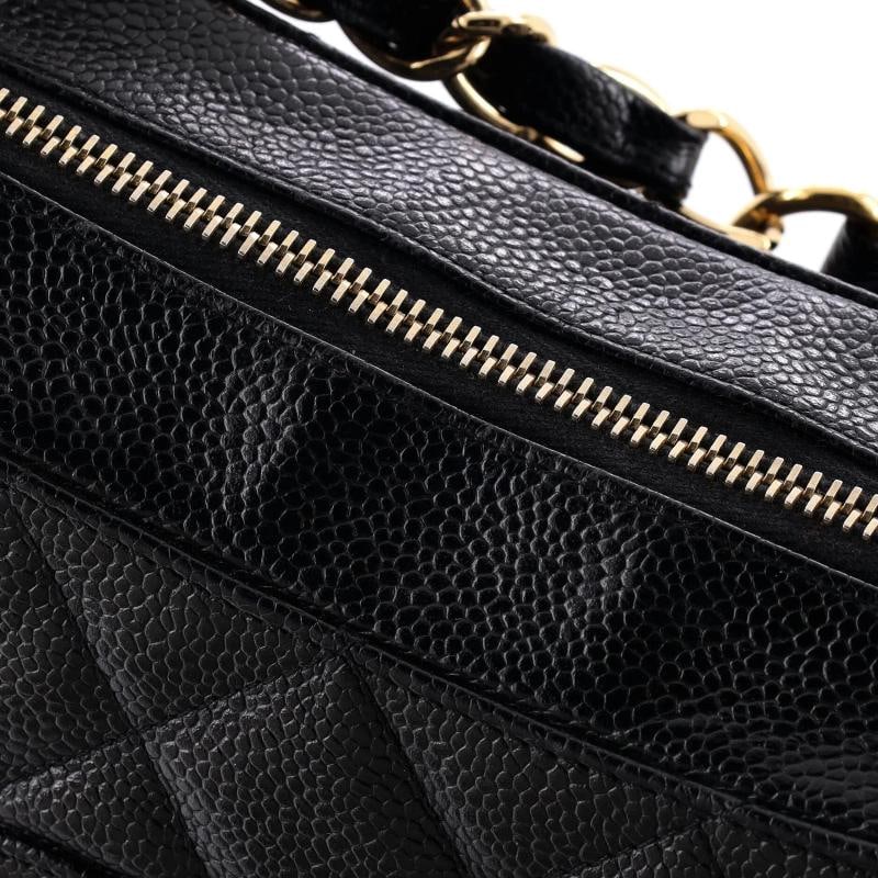 Chanel Timeless CC Chain Shoulder Bag Quilted Caviar Medium - 6