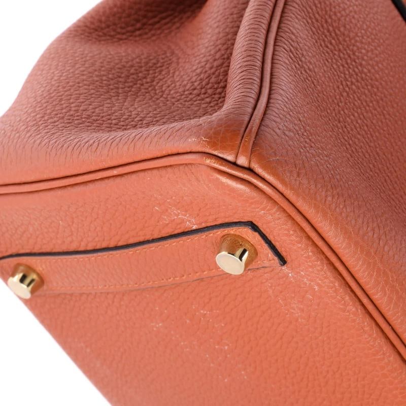 Hermes Birkin Handbag Brown Togo with Gold Hardware 30 - 8