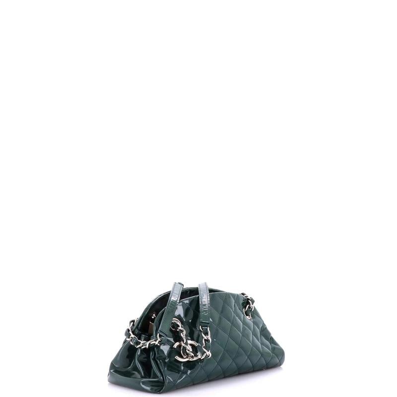 Chanel Just Mademoiselle Bag Quilted Patent Small - 2