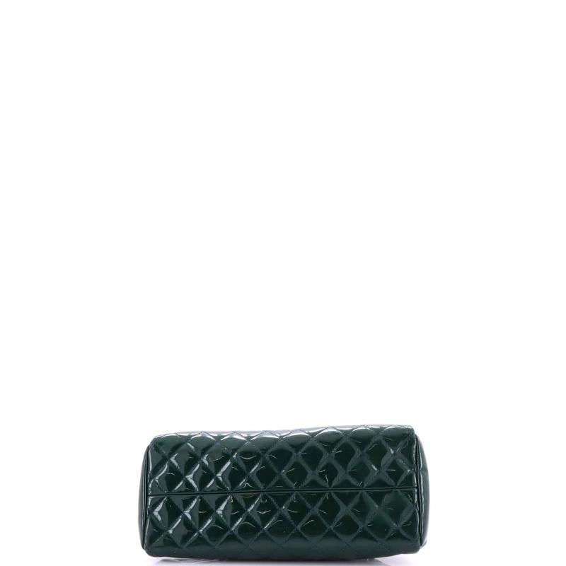 Chanel Just Mademoiselle Bag Quilted Patent Small - 4