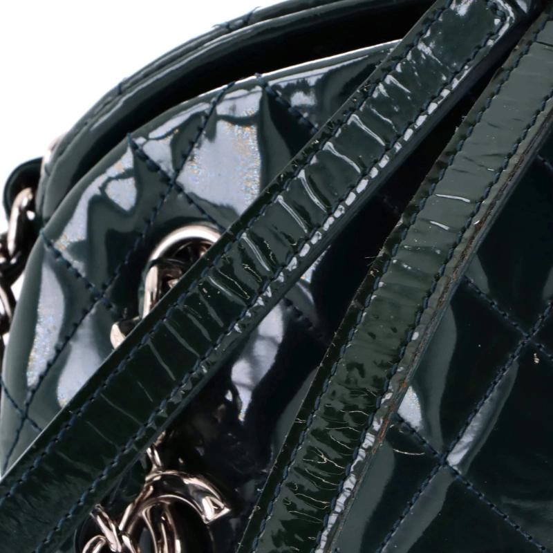 Chanel Just Mademoiselle Bag Quilted Patent Small - 6