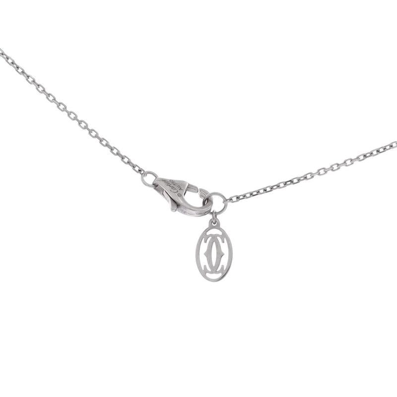 Cartier 1895 Solitaire Necklace 18K White Gold with RBC Diamond D/VVS1 0.20CT - 3