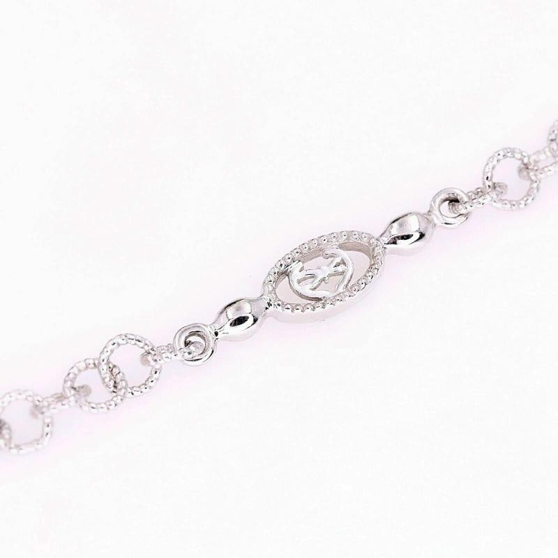 PHILLIPE CHARRIOL Marquise Diamond Pendant Necklace in 18kt White Gold 0.65 tcw - 10