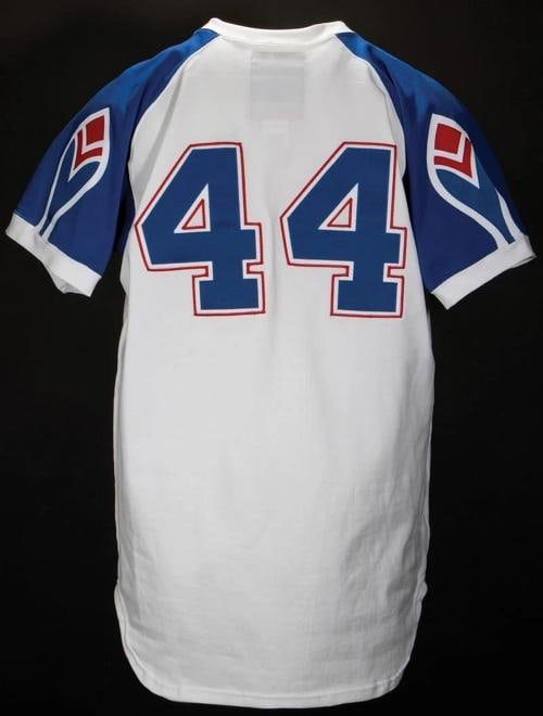 Hank Aaron Signed Atlanta Braves 715 Home Runs Mitchell & Ness Jersey PSA DNA - 7