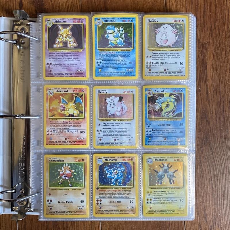 Pokemon 100% Complete Master Base Set 102/102 WOTC Vintage 1999 w Charizard Holo (1 of 14)