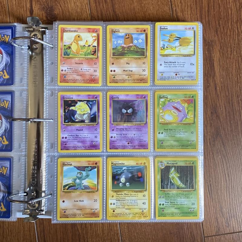 Pokemon 100% Complete Master Base Set 102/102 WOTC Vintage 1999 w Charizard Holo - 6