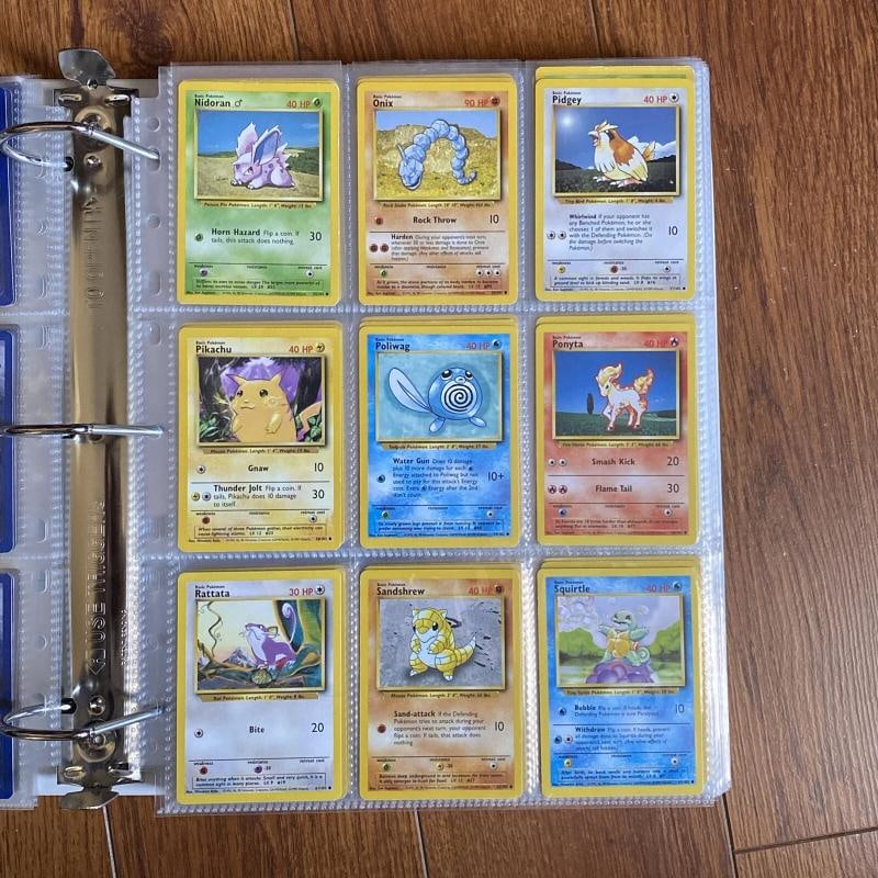Pokemon 100% Complete Master Base Set 102/102 WOTC Vintage 1999 w Charizard Holo - 7