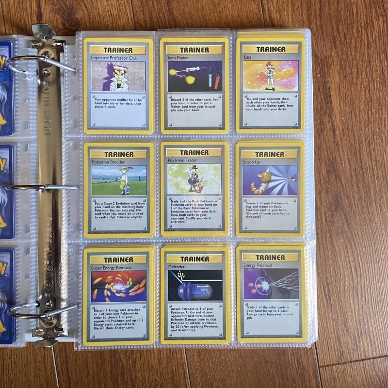 Pokemon 100% Complete Master Base Set 102/102 WOTC Vintage 1999 w Charizard Holo - 9