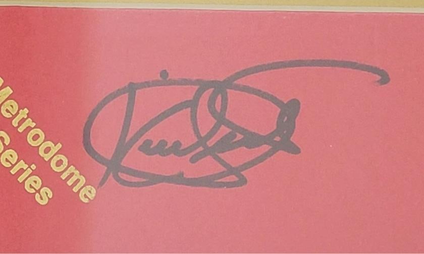 Kirby Puckett Signed 1991 World Series Game Used Metrodome AstroTurf Beckett - 2