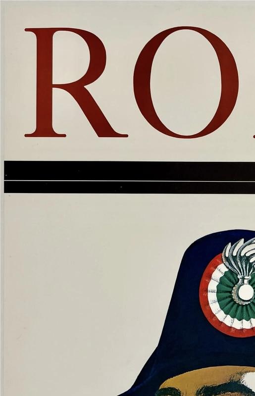 Original Vintage Poster ROME FLY CANADIAN PACIFIC Airline Travel Tourism OL - 2