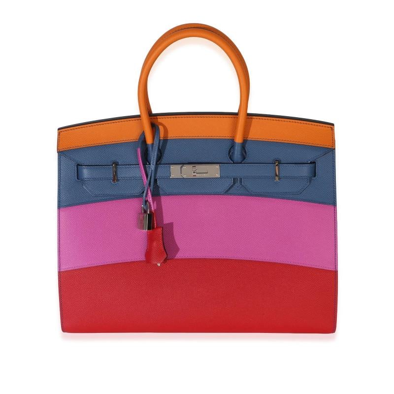 HermÃƒÂ¨s Abricot Agate Magnolia Rouge Casaque Epsom Sunset Sellier Birkin 35 PH: Condition: Pre-owned - Good,Dimensions: 13.75 x 10 x 7,Handbag Accessories: Box;Clochette;Dustbag;Lock;Gift Ribbon;Care Booklet;Key,Bag Width: 13.75 in,Bag Depth: 7 in,Bag Height: 10 in,Department: Un