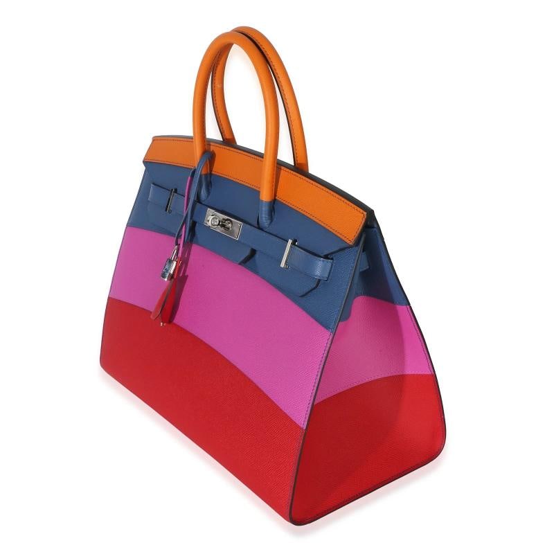 HermÃƒÂ¨s Abricot Agate Magnolia Rouge Casaque Epsom Sunset Sellier Birkin 35 PH - 3