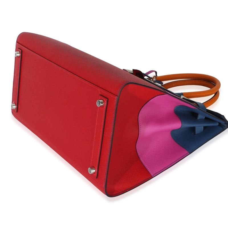 HermÃƒÂ¨s Abricot Agate Magnolia Rouge Casaque Epsom Sunset Sellier Birkin 35 PH - 7