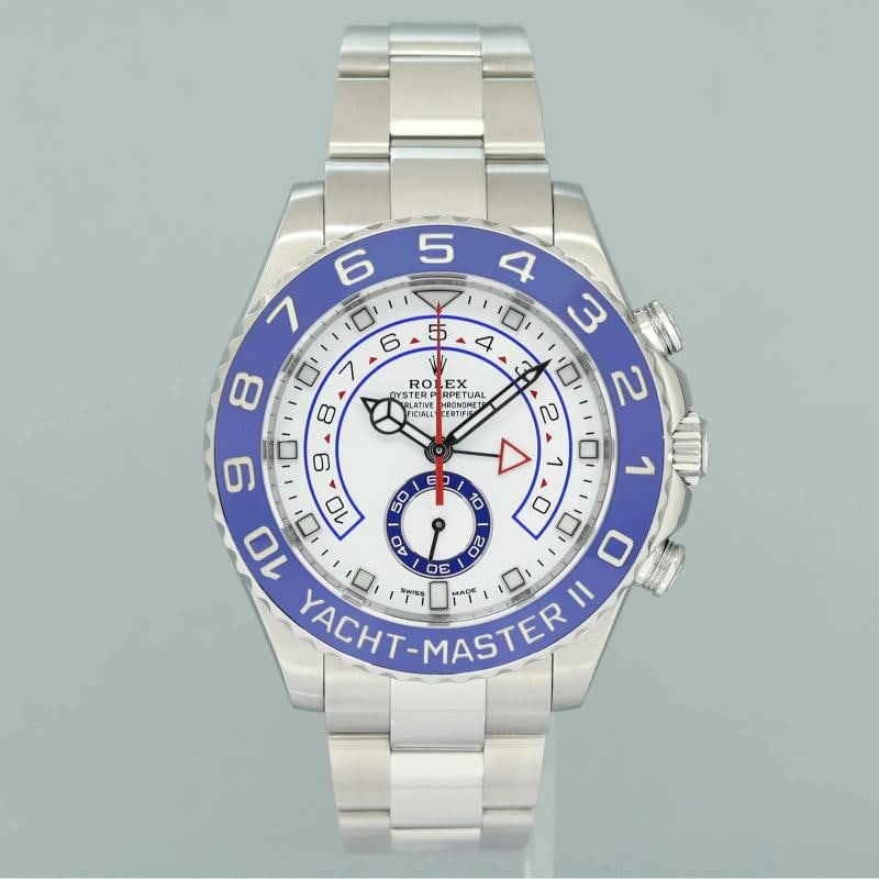 2026 RSC PAPERS MINT Rolex Yacht-Master 2 MERC HANDS Steel 44mm Blue 116680 - 2