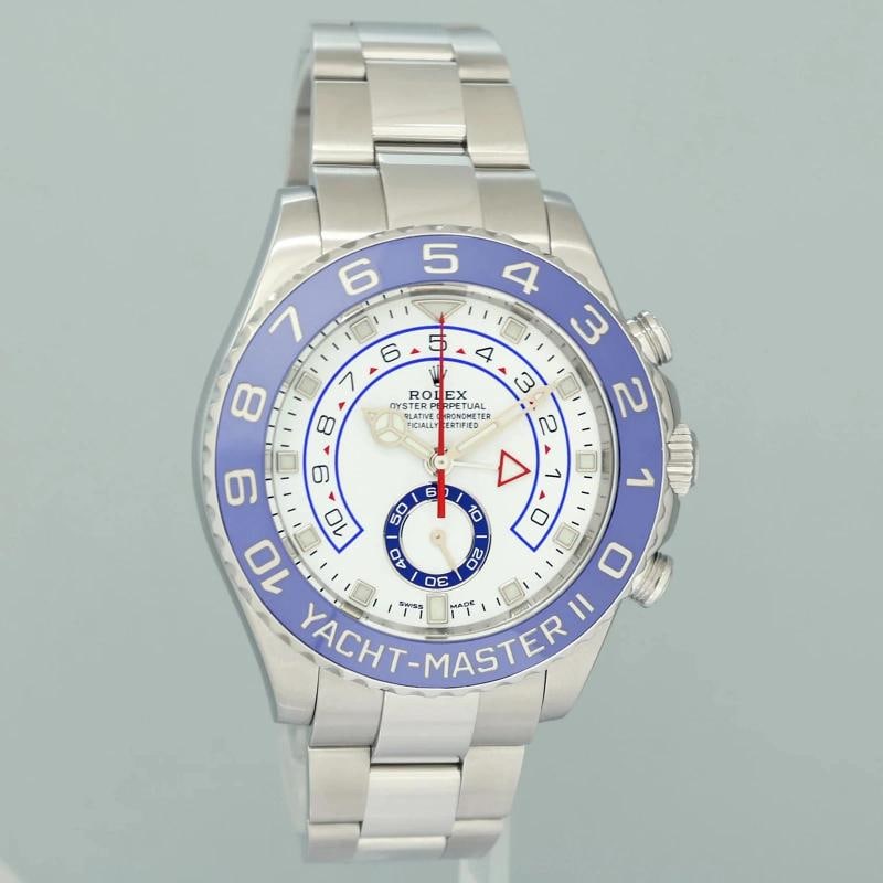 2026 RSC PAPERS MINT Rolex Yacht-Master 2 MERC HANDS Steel 44mm Blue 116680 - 3