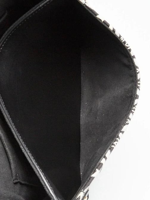 Louis Vuitton Black/White Canvas and Leather Since 1854 Neo Saumur 30 MM Cros... - 11