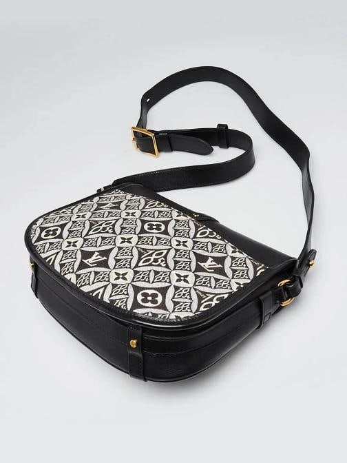 Louis Vuitton Black/White Canvas and Leather Since 1854 Neo Saumur 30 MM Cros... - 3