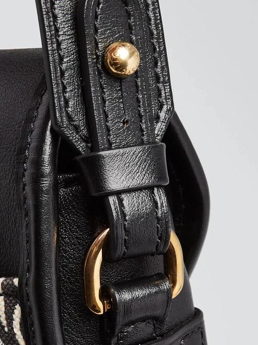 Louis Vuitton Black/White Canvas and Leather Since 1854 Neo Saumur 30 MM Cros... - 6