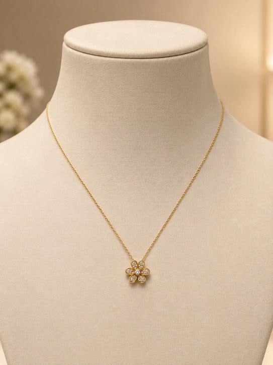 Van Cleef & Arpels Frivole Mini Diamond Pendant Necklace 18K Gold Box Paper - 11