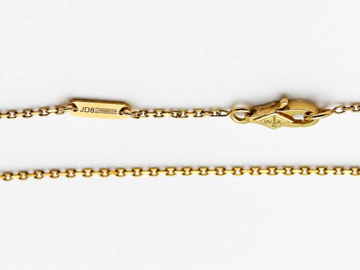 Van Cleef & Arpels Frivole Mini Diamond Pendant Necklace 18K Gold Box Paper - 15