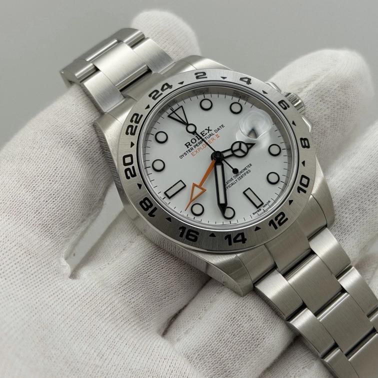 Rolex Explorer II 216570 42mm Polar White Dial Stainless Steel Box Paper - 5