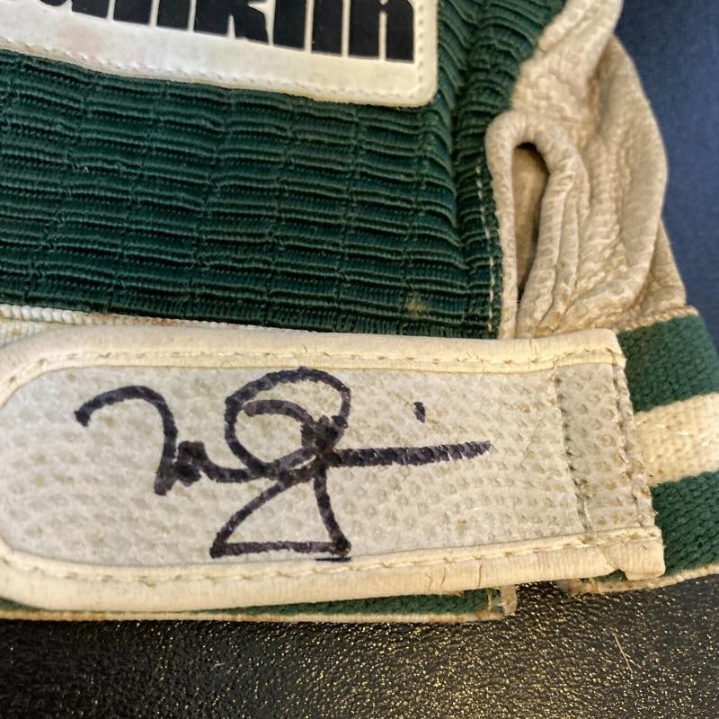 Rare Mark McGwire Signed Pair Of 1980's Game Used Batting Gloves With JSA COA - 4