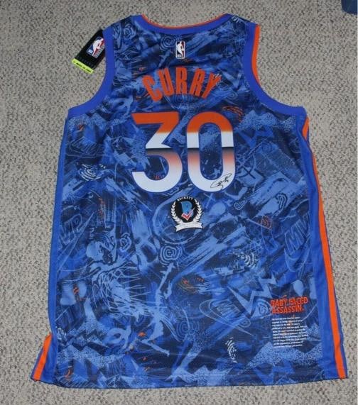 STEPHEN CURRY SIGNED GOLDEN STATE WARRIORS MVP EDITION JERSEY BECKETT COA STEPH - 2