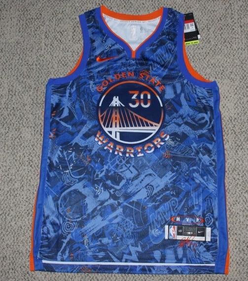 STEPHEN CURRY SIGNED GOLDEN STATE WARRIORS MVP EDITION JERSEY BECKETT COA STEPH - 4