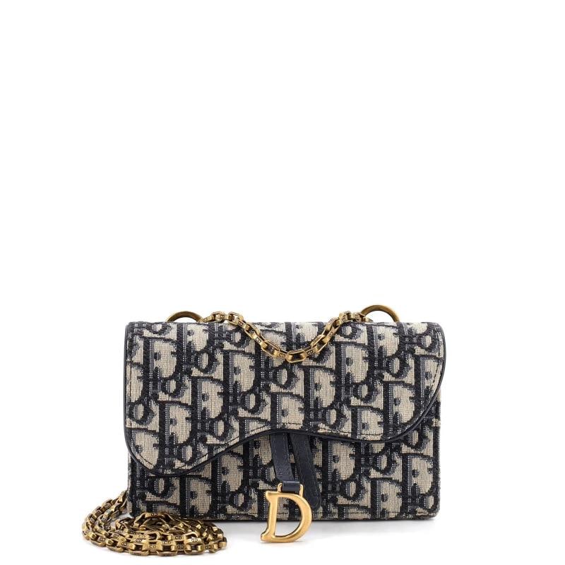 Christian Dior Saddle Rectangular Belt Bag Oblique Canvas: Condition: Pre-owned - Good,Brand: Christian Dior,Exterior Material: Canvas Plain,Style: Belt Bag,Exterior Color: Blue,Department: Women,Size: Unknown,Accessories: With Strap