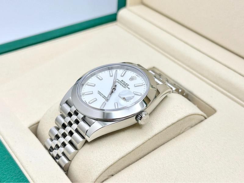 2026 New Rolex Datejust 41 126300 White Dial Jubilee Stainless Steel Box Paper - 6