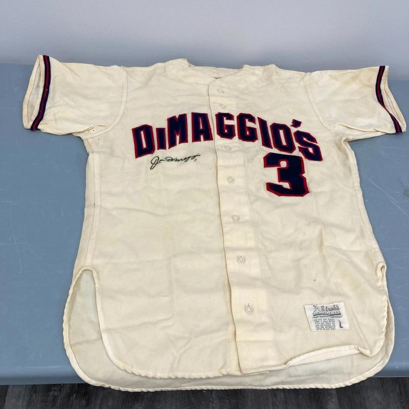Joe Dimaggio Signed Autographed 1950's Baseball Jersey With Beckett COA - 2