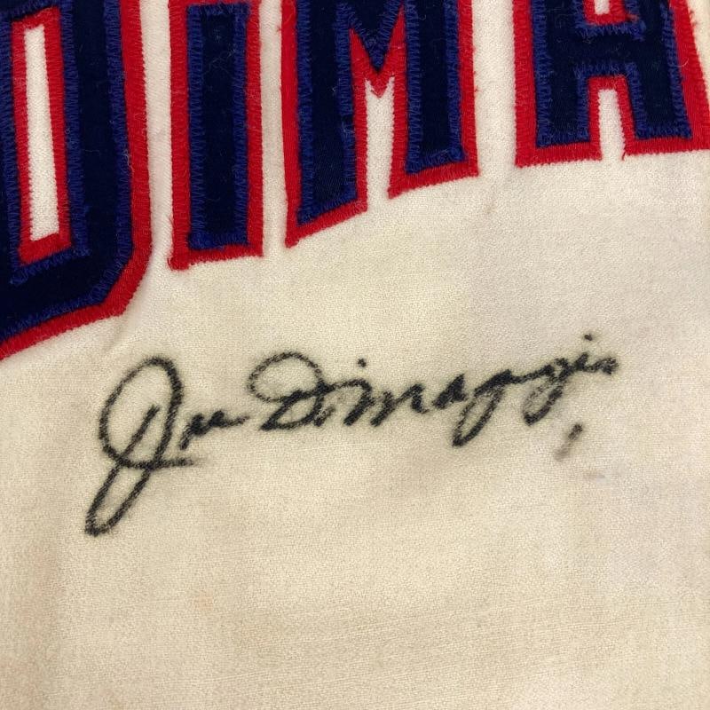 Joe Dimaggio Signed Autographed 1950's Baseball Jersey With Beckett COA - 5