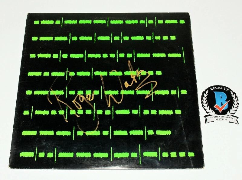 ROGER WATERS SIGNED PINK FLOYD RADIO K.A.O.S. SOLO ALBUM RECORD LP BECKETT COA - 2