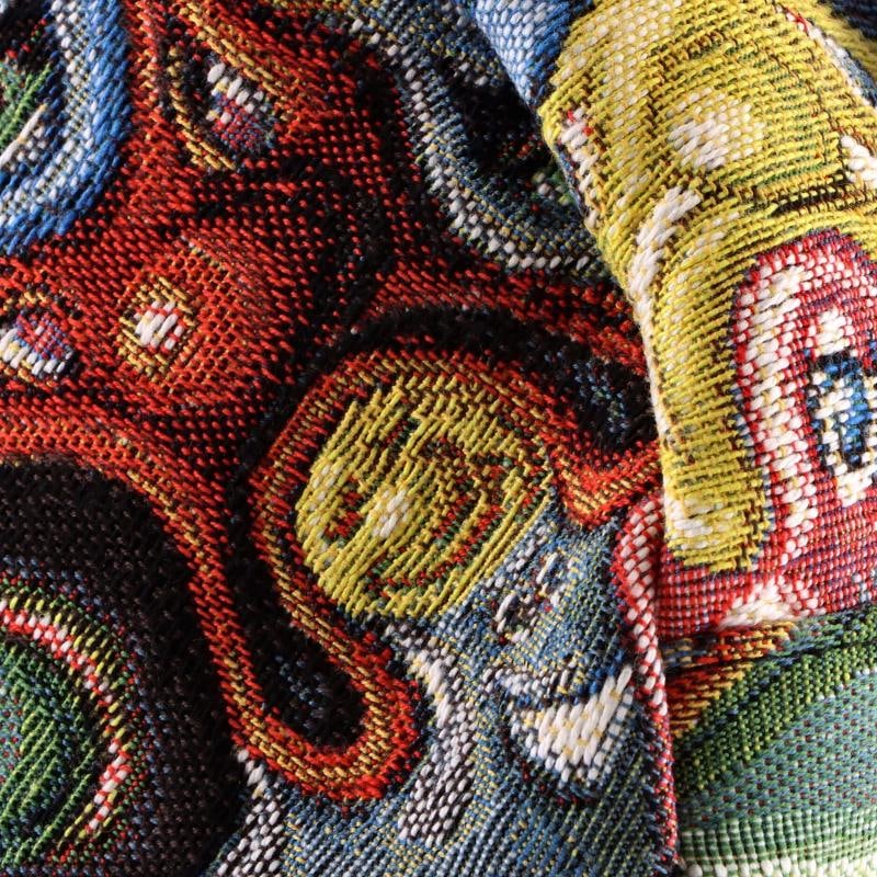Christian Dior Kenny Scharf Saddle Soft Bag Jacquard Printed Canvas - 7