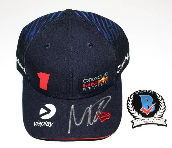 MAX VERSTAPPEN SIGNED OFFICIAL RED BULL RACING F1 FORMULA 1 HAT GP BECKETT COA: Sport: Racing-Formula 1,Player: Max Verstappen,Signed: Yes,Original/Reprint: Original,Autograph Authentication: Beckett Authentication Services (BAS),Product: Hat,Team: Red Bull,Country of Origin: