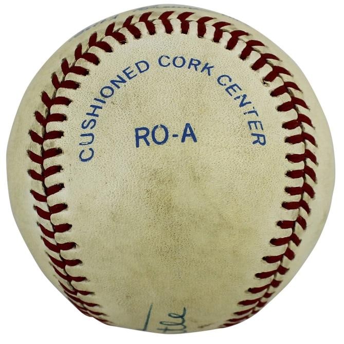 Yankees Mickey Mantle "Best Wishes" Authentic Signed Oal Baseball JSA #X40056 - 5