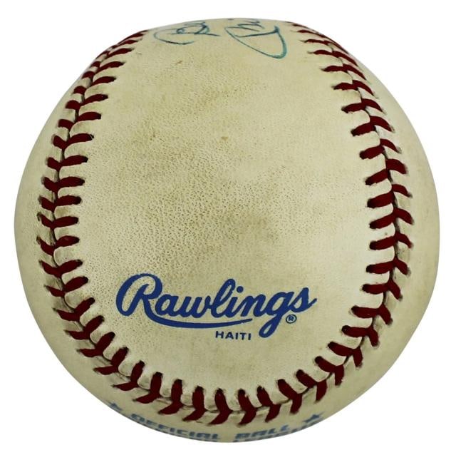 Yankees Mickey Mantle "Best Wishes" Authentic Signed Oal Baseball JSA #X40056 - 6