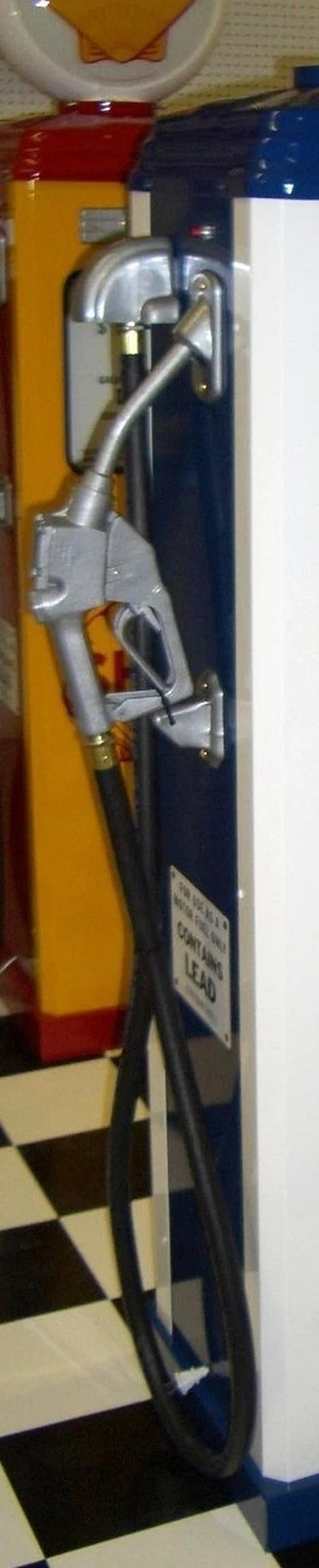 MOBILGAS REPLICA GAS PUMP~(78" HIGH , THE BASE IS 16 1/2" x 16 1/2") - 10